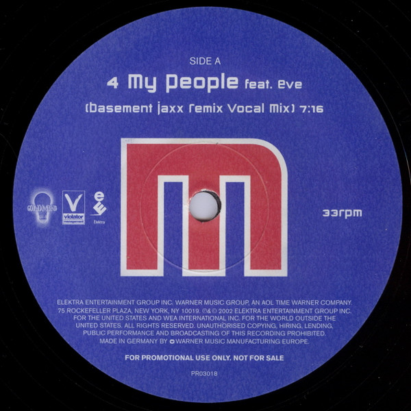 Missy Elliott - 4 My People | Elektra (PR03018) - 3