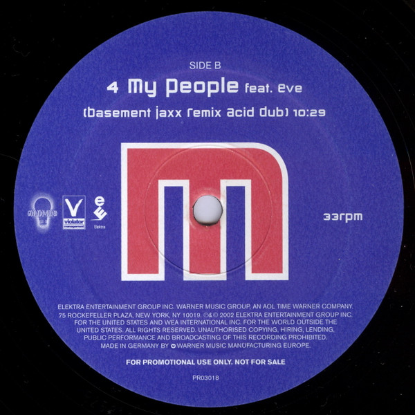 Missy Elliott - 4 My People | Elektra (PR03018) - 4