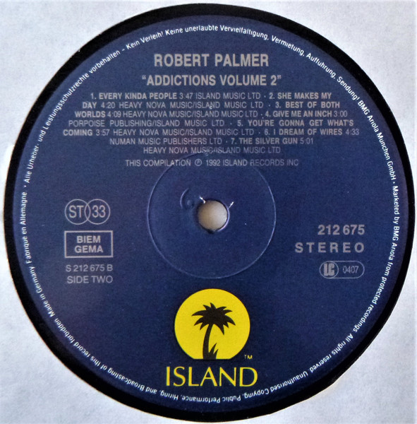 Robert Palmer - Addictions Volume 2 | Island Records (212 675) - 4