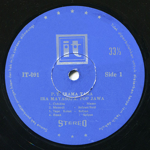Ira Maya Sopha - Pop Jawa | Irama Tara (IT -091) Ira Maya Sopha - Pop Jawa | Irama Tara (IT -091)
