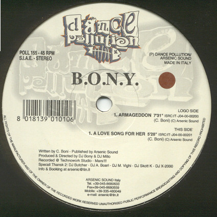B.O.N.Y. - Armageddon | Dance Pollution (POLL 155)