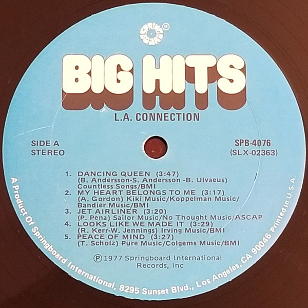 The L. A. Connection - Play The Big Hits Vol. II | Springboard (SPB 4076)