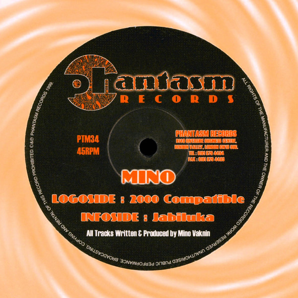 Mino - 2000 Compatible / Jabiluka | Phantasm Records (PTM34) Mino - 2000 Compatible / Jabiluka | Phantasm Records (PTM34)