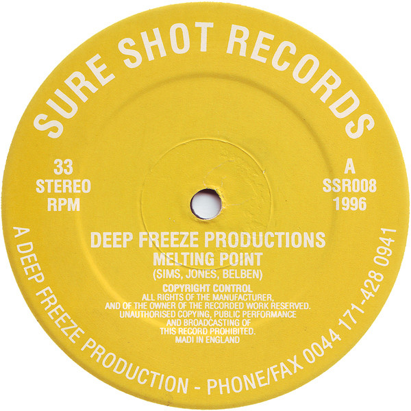 Deep Freeze Productions - Melting Point | Sure Shot Records (SSR008)