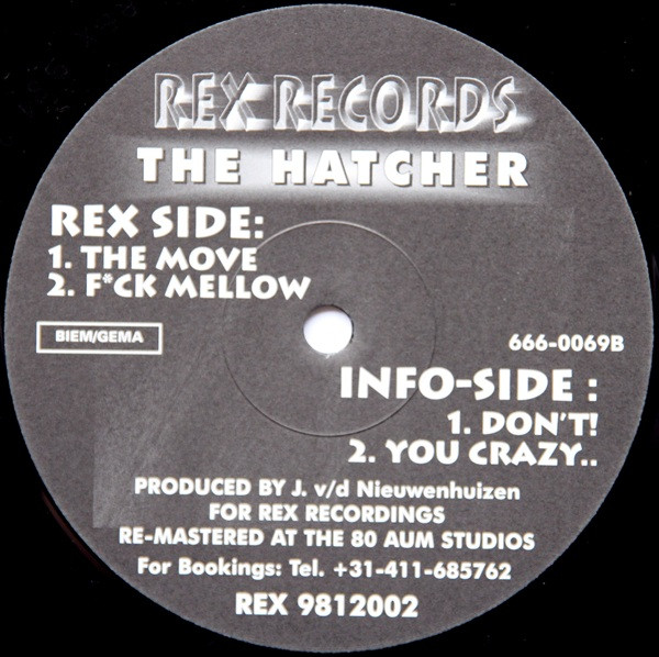 The Hatcher - The Move | Rex Records (REX 9812002) - 3 The Hatcher - The Move | Rex Records (REX 9812002) - 3