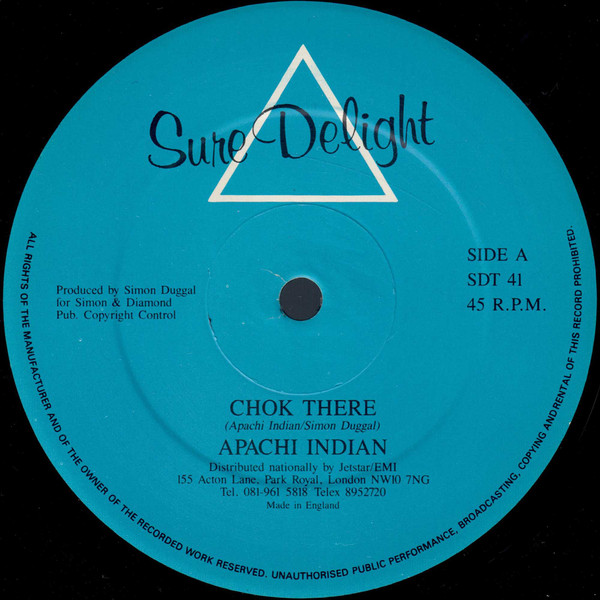 Apache Indian - Chok There | Sure Delight (SDT 41) - 3