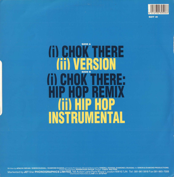 Apache Indian - Chok There | Sure Delight (SDT 41) - 2