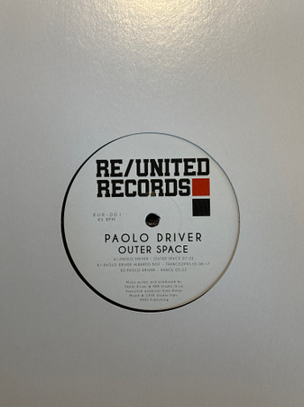 Paolo Driver - Outer Space EP | Re/United Records (RUR001)