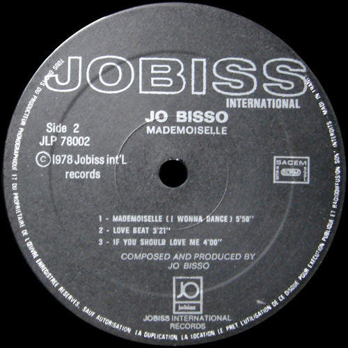Jo Bisso - Mademoiselle | Jobiss International (JLP 78002) - 2
