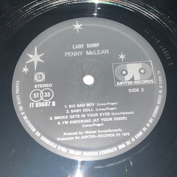 Penny McLean - Lady Bump | Jupiter Records (IT 89687) - 4