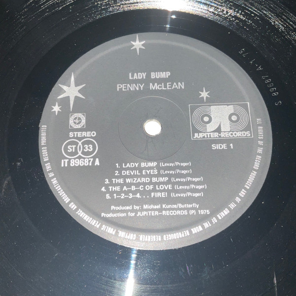 Penny McLean - Lady Bump | Jupiter Records (IT 89687) - 2