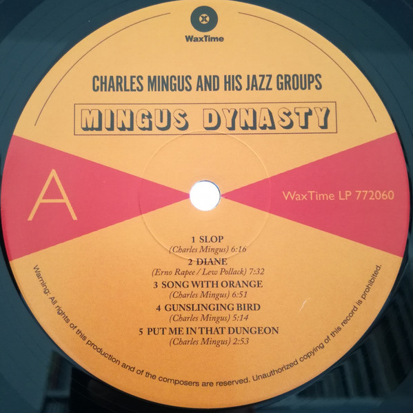 Charles Mingus And His Jazz Group - Mingus Dynasty | WaxTime (772060) - 2