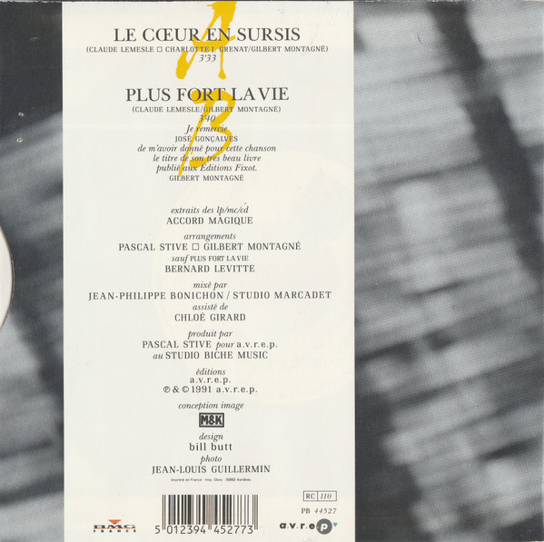 Gilbert Montagné - Le Cœur En Sursis | AVREP (PB 44527) - 2 Gilbert Montagné - Le Cœur En Sursis | AVREP (PB 44527) - 2