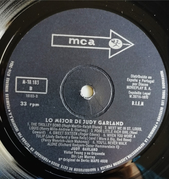 Judy Garland - Lo Mejor De Judy Garland | MCA Records (M-18.183) - 4