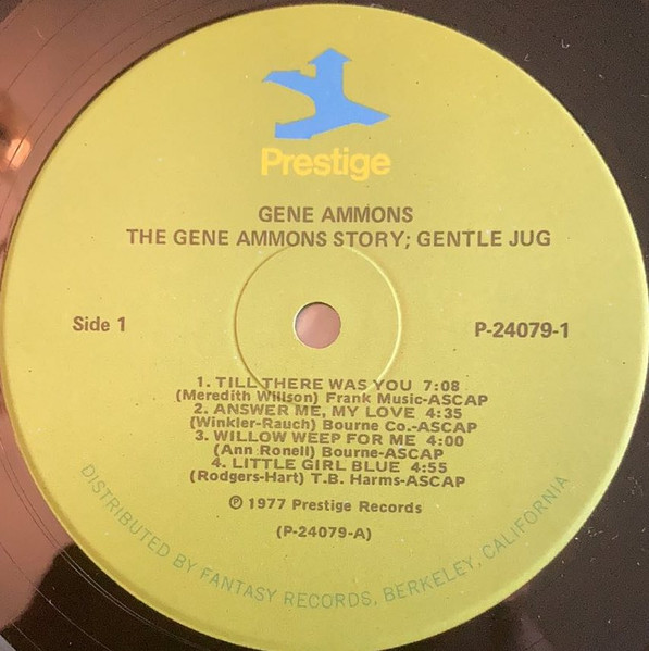 Gene Ammons - The Gene Ammons Story: Gentle Jug | Prestige (P-24079) - 3