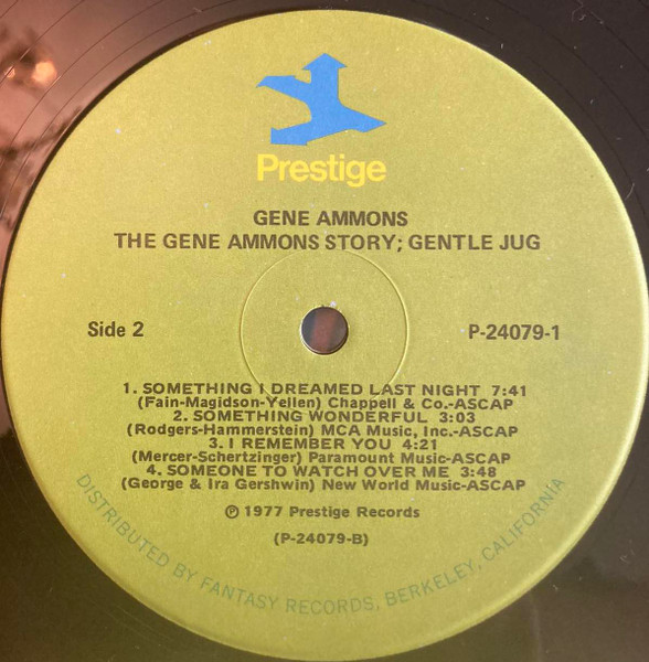 Gene Ammons - The Gene Ammons Story: Gentle Jug | Prestige (P-24079) - 4
