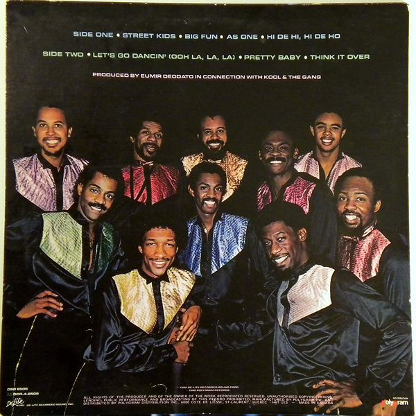 Kool & The Gang - As One | De-Lite Records (DSR 8505) - 2