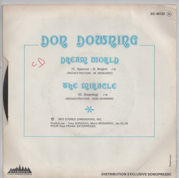 Don Downing - Dream World | Sonopresse (SD 40132) - 2