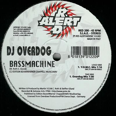 DJ Overdog - Bassmachine | Red Alert (RED 200)