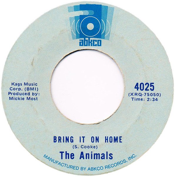 The Animals - House Of The Rising Sun | ABKCO (4025) - 2