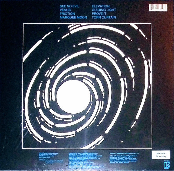 Television - Marquee Moon | Elektra (R1 1098) - 2