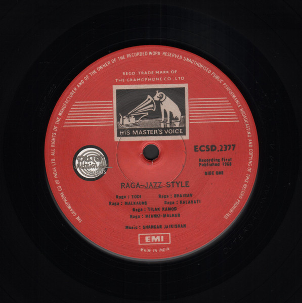 Shankar-Jaikishan / Rais Khan - Raga-Jazz Style | Outernational Sounds (OTR-001) - 3 Shankar-Jaikishan / Rais Khan - Raga-Jazz Style | Outernational Sounds (OTR-001) - 3