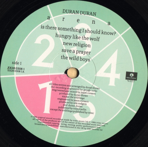 Duran Duran - Arena | Parlophone (DD2) - 6