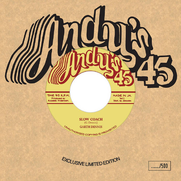 Garth Dennis / Andy's All Stars - Slow Coach / Stage Coach Rock | Andy's (JAMWAX26)