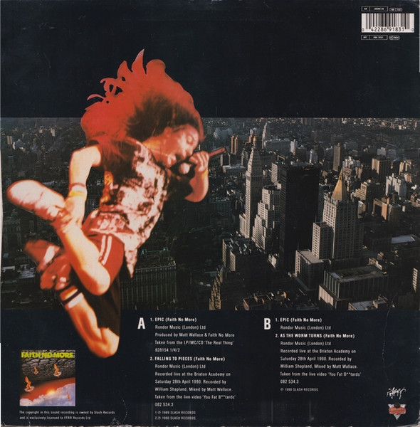 Faith No More - Epic | Slash (LASHX 26) - 2