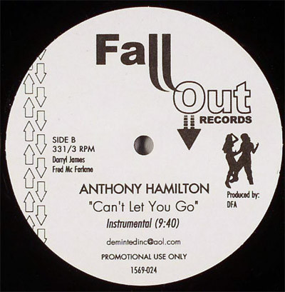 Anthony Hamilton - Can't Let You Go | Fall Out Records (1569-024) - 2