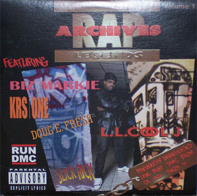 Various - Rap Archives Legends Volume 1 | Sounds Of Urban London Records (Blip MV 10002-1)