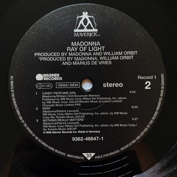 Madonna - Ray Of Light | Maverick (9362-46847-1) - 4