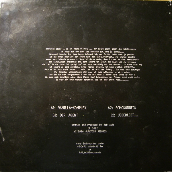 Rob Acid - Schokodreck | Junkfood Records (JF 1022) - 3