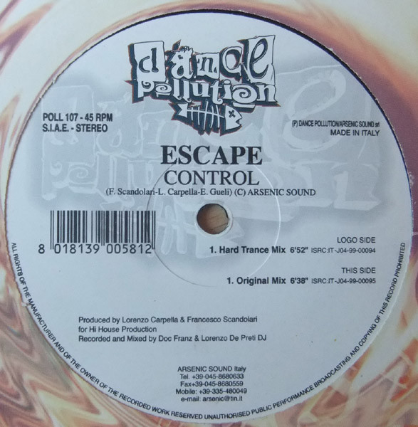 Escape - Control | Dance Pollution (POLL 107)