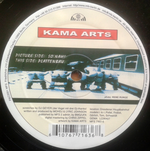 Kama Arts - So Nah! / Plattenbau | MFS (MFS 7163-6) Kama Arts - So Nah! / Plattenbau | MFS (MFS 7163-6)