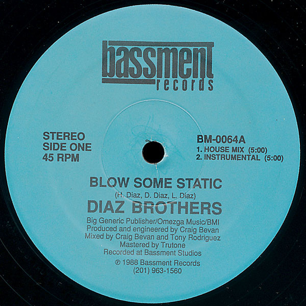 Diaz Brothers - Blow Some Static | Bassment Records (BM-0064)