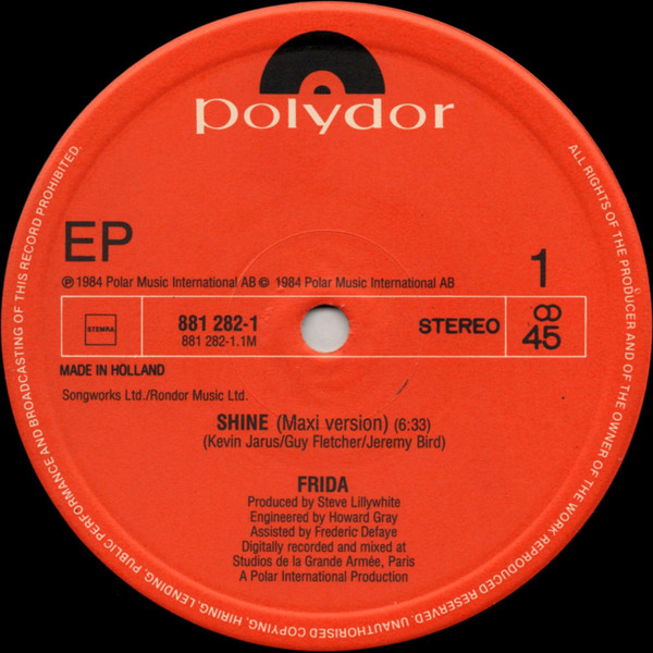 Frida - Shine | Polydor (881 282-1) - main