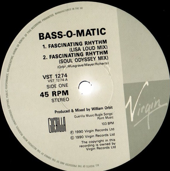 Bassomatic - Fascinating Rhythm | Virgin (VST 1274) - 2
