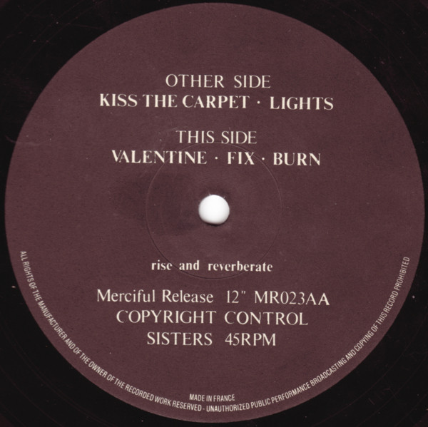 The Sisters Of Mercy - The Reptile House E.P. | Merciful Release (MR023) - 4