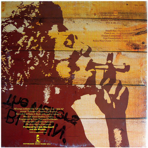 Bob Marley & The Wailers - Burnin' | Island Records (ORL 19256) - 2 Bob Marley & The Wailers - Burnin' | Island Records (ORL 19256) - 2