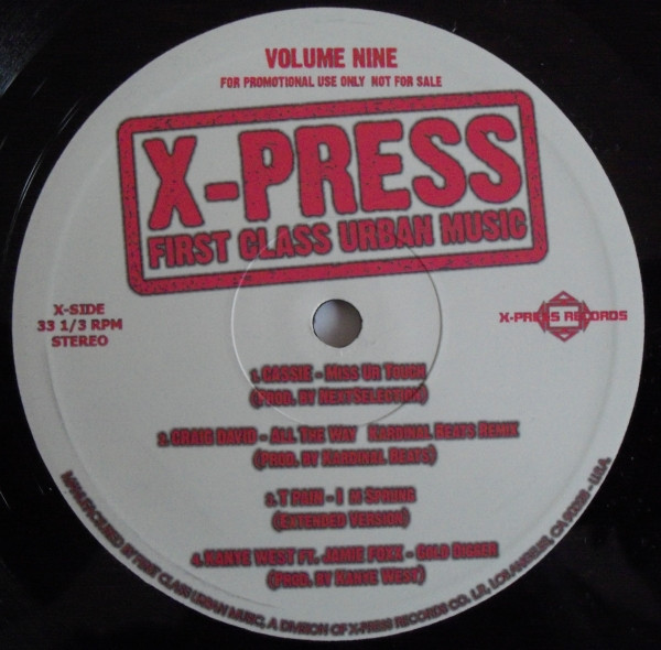 Various - X-Press First Class Urban Music Volume Nine | X-Press Records (X-PRESS9)