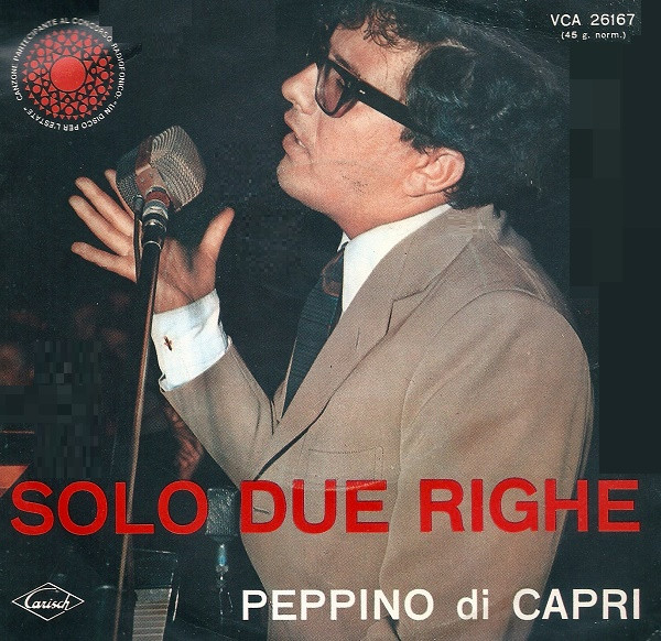 Peppino Di Capri - Solo Due Righe | Carisch (VCA 26167) - main Peppino Di Capri - Solo Due Righe | Carisch (VCA 26167) - main