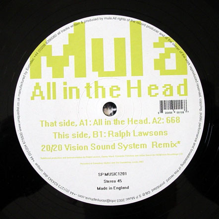 Mula - All In The Head | Stompa Phunk Music (SPMUSIC1201) - 3 Mula - All In The Head | Stompa Phunk Music (SPMUSIC1201) - 3