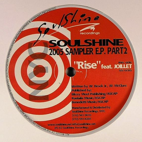 Joillet / Jay - Soulshine 2005 Sampler E.P. Part 2 | SoulShine Recordings (SS-030) Joillet / Jay - Soulshine 2005 Sampler E.P. Part 2 | SoulShine Recordings (SS-030)