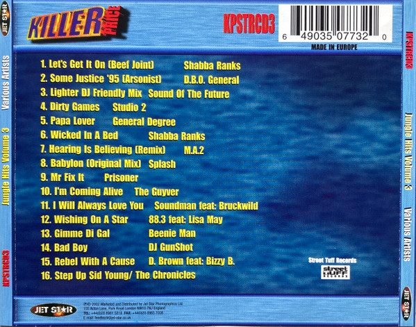 Various - Jungle Hits Volume 3 | Street Tuff Records (KPSTRCD 3) - 2 Various - Jungle Hits Volume 3 | Street Tuff Records (KPSTRCD 3) - 2
