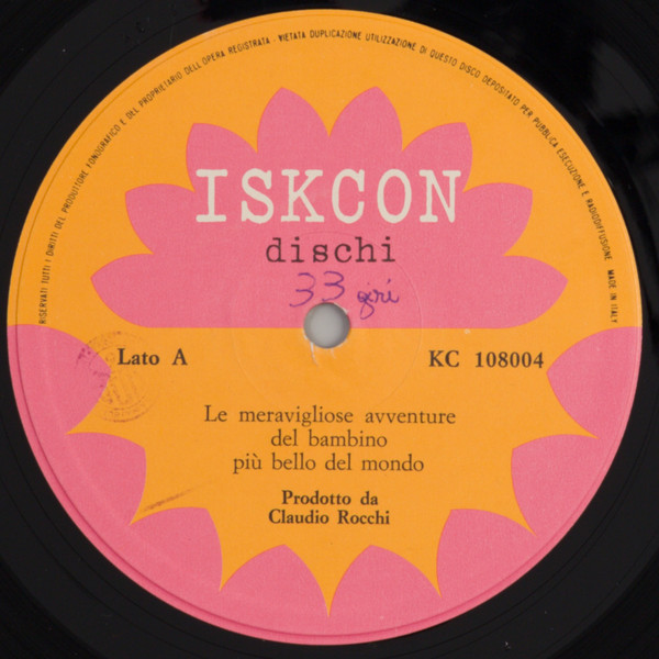 Various - Le Meravigliose Avventure Del Bambino Più Bello Del Mondo | Iskcon Records (KC 108004) - 3