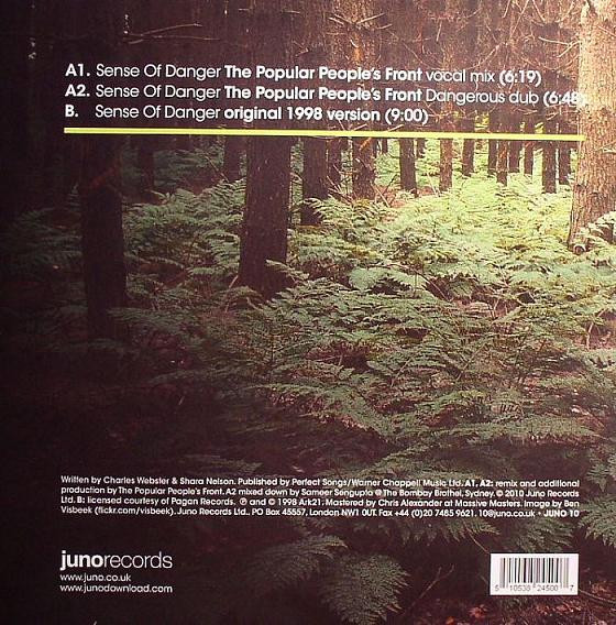 Presence - Sense Of Danger (The Popular People's Front Remixes, Original Mix) | Juno Records (JUNO 10)