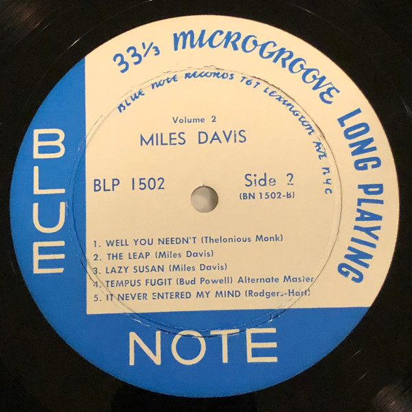 Miles Davis - Volume 2 | Blue Note (BLP 1502) - 4 Miles Davis - Volume 2 | Blue Note (BLP 1502) - 4