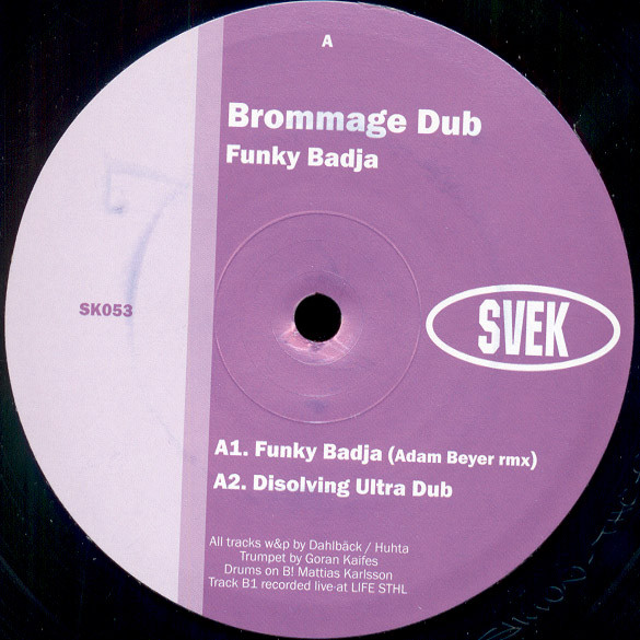 Brommage Dub - Funky Badja | Svek (SK053) - main Brommage Dub - Funky Badja | Svek (SK053) - main