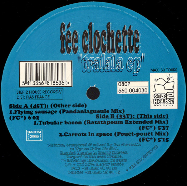 Fée Clochette - Tralala EP | Step 2 House Records (560 004030) - main Fée Clochette - Tralala EP | Step 2 House Records (560 004030) - main
